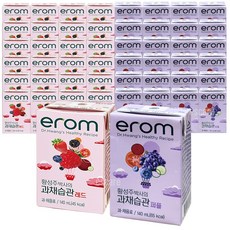 이롬 황성주박사의 과채습관 야채과일 2종 (레드 24팩+퍼플 24팩) 140ml/48팩, 48팩, 140ml