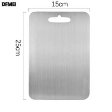 DFMEI 純鈦砧板戶外露營便攜菜板廚房切水果切肉切菜雙面多功能案板, 1個, 厚度：1mm