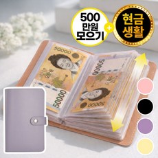 프리브 머니핏 현금 바인더 저축 다이어리, 1개, 라벤더 퍼플