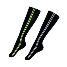 여성골프양말 두줄라인 니삭스 여성골프니삭스 여성골프삭스 여성골프양말 여자골프양말 여자골프니삭스 여자골프양말, 1개, 블랙(라임)