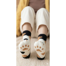 고양이 여성양말 무압박 임산부 수면양말, 1개