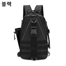 아웃도어 투웨이 낚시가방 다기능 방수 낚시 가방 대용량 숄더 크로스 백팩, 20L, 블랙