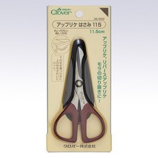 【YUBU】clover 可樂牌 日本製 貼布縫剪刀 11.5cm 36-669, 1個