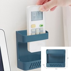 리모컨거치대 핸드폰거치대, 1개, 블루그린