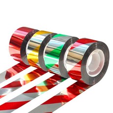 농사용 새쫓는테이프 홀로그램 허수아비 과수원 밭, 노란달팽이4.8cmx80m10롤(총800m)