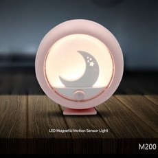 모션감지 LED 센서등 M200 달 95787pc 1개, 달센서등M200(화이트)
