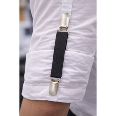 팔 소매 집게 소매 멜빵 블랙 한세트