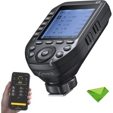 EACHSHOT Godox XProII XProII-O XProIIO 플래시 트리거 올림푸스 파나소닉용 TTL 무선 송신기 24G HSS 18000S 블루투스 연결 대형 화면, 1개