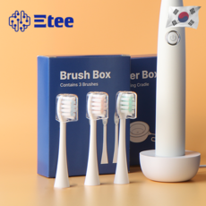 잇티 음파 전동친솔 미세전류 칫솔모 3개입, 1박스, 전용 브러쉬