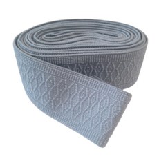 긍정미공방 다이아패턴 컬러 허리고무밴드 50mm 4마, 1개, 멜란지그레이