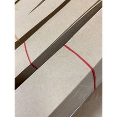 Fion 赤牛皮紙 120磅 書腰/包裝用紙，手工皂腰封，寬條包裝紙絲, 1個, 2.2x19cm-50條