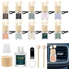 Cinnvoice 직원 감사 선물 벌크 통풍구 클립이 있는 빈 자동차 디퓨저 병 리필 가능한 에센셜 오일 공기 청정제 동료 팀 교사 간호사 직원을 위한 (감사), 20, Appreciation