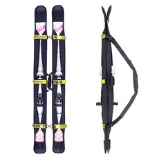 가방 스키휠백 스노우보드 배낭 장비 여행 백팩 스키장, 1개, 블랙 옐로우