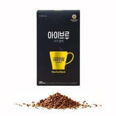 다온샵 부드러운블랙 아메리카노스틱 스틱커피 다크로스트 모카 블랙 아메리카노커피 200T, 1g, 200, 1