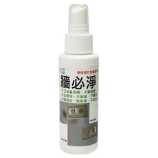 牆必淨 牆面清潔劑 100ml 輕鬆去除牆面黑手印、髒污與塗鴉 低氣味不傷手 NSF國際認證, 1個