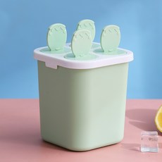 夏季爆款冰棒模具家用兒童雪糕模具創意DIY冰淇淋模具盒製冰格盒, 北歐綠色:如圖所示