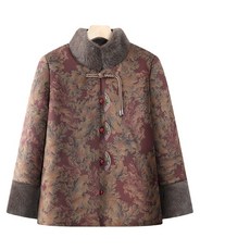 冬季加絨加厚棉服外套 適合老太太/老年媽媽