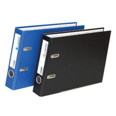 문화 레버아치 바인더(A4/B843-71/5cm/흑색/가로형), 단품