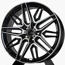 SI WHEELS EP19 亮黑車面旋壓鋁圈 18吋 8J ET40 5孔100 鋁圈 四入組, （現貨）亮黑車面5/100, 1個