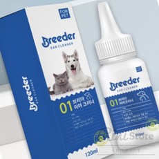 리니펫 브리더 귀세정제 120ml 클리너강아지귀청소, 1