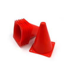 훈련용 칼라콘 빨강 내구성 높인 훈련용 야외 컬러콘, 레드, 레드, 1개