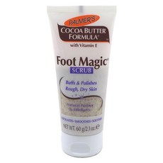 파머스 코코아 버터 풋 매직 스크럽 Palmers Cocoa Butter Foot Magic Scrub 62ml 3개, 1세트
