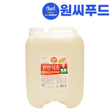 롯데 환만식초 말통 롯데푸드 업소용 대용량, 15L, 1개