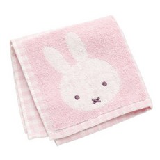 미피 Miffy 핑크 미니 핸드타올 손수건
