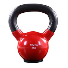사이먼스포츠 칼라 PVC코팅 케틀벨, 8kg, 1개