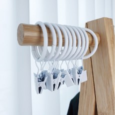 [덥석덥석] 커튼집게링 패브릭링걸이 부자재, 1개, 커튼링 35mm블랙 1p