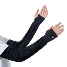 防曬袖套 夏季女戶外翻指觸屏長款防紫外線冰袖 騎行防曬手套女