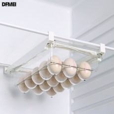 DFMEI 冰箱收納盒廚房食品級冷凍保鮮抽屜雞蛋分隔板懸掛整理神器置物架, 1個