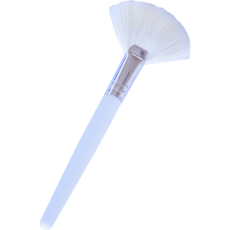 美容院專用羊毛刷 起泡刷 泡沫攪拌刷 鼻頭刷 睫毛泡沫刷 台灣現貨, 1個, 大號扇形