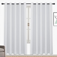 트왈라잇 아일렛 암막커튼 2장 복층 베란다 화이트