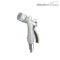 대림바스 욕실스프레이건 3기능 베란다 워터건 변기 화장실청소건 DL-S4192, 화이트, 1세트