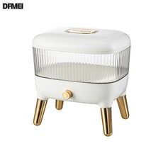 DFMEI 鍍金方形米桶 家用防蟲防潮密封儲米箱 五穀雜糧廚房雜糧儲存罐, 1個, 參考詳情