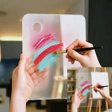 아크릴 투명 직사각형 팔레트 20x30cm 수채화팔레트 물감팔레트 미술팔레트 빠레트