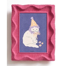 FOLKOR 아트 프린트 포스터용 플로킹 마감의 20.3 x 25.4cm(8 x 10인치) 사진 액자 실제 유리/스탠드가 있는 작고 다채로운 장식 프레임 웨딩 베이비 샤워, Art_Deco, 로즈 핑크