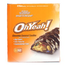OhYeah! 蛋白棒巧克力和焦糖糖果, 1個, 85克