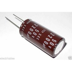 NIPPON SXE 2200uF 50v 立式電解電容 (1個)