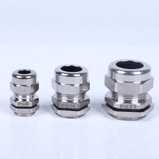 방수 케이블 글랜드 IP68 304 스테인레스 스틸 Inox 1/4 "3/8" 1 "BSPP/NPT 스레드 3-6.5mm 4-8mm, 03 2", 02 NPT