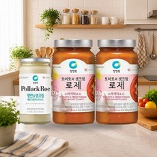 청정원 파스타소스 로제 600g 2개 + 명란크림 350g 1개