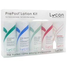 Lycon PrePost™ Lotion Kit 除毛前後保養套組 (125ml x 5) - 專業沙龍級護理, 1個