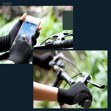 다모아꾸밈 라이딩 오픈 장갑 자전거반장갑, 블랙