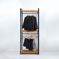 철제 드레스룸 2단 행거 800 옷장 행거, 단품