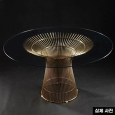 원형 쇼파 유리 테이블 투명 거실 커피 원형쇼파테이블 수입, D. 투명유리금색 120x75cm