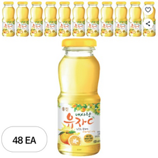내사랑유자씨, 180ml, 48개