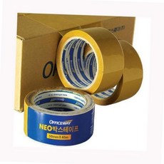 다목적 불투명 황색 박스테이프 50mm x 40m 이삿짐 포장 공업 사무 택배 사무용