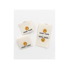 퀼트스타 오늘도 스마일 끼워라벨_귀엽게 방긋, 3개