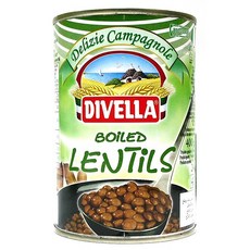 디벨라 렌틸스 렌틸콩 통조림 400g /렌즈콩, 2개